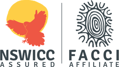 NSWICC ASSURED logo and FACCI AFFILIATE logo